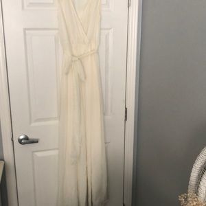 Windsor white maxi chiffon dress